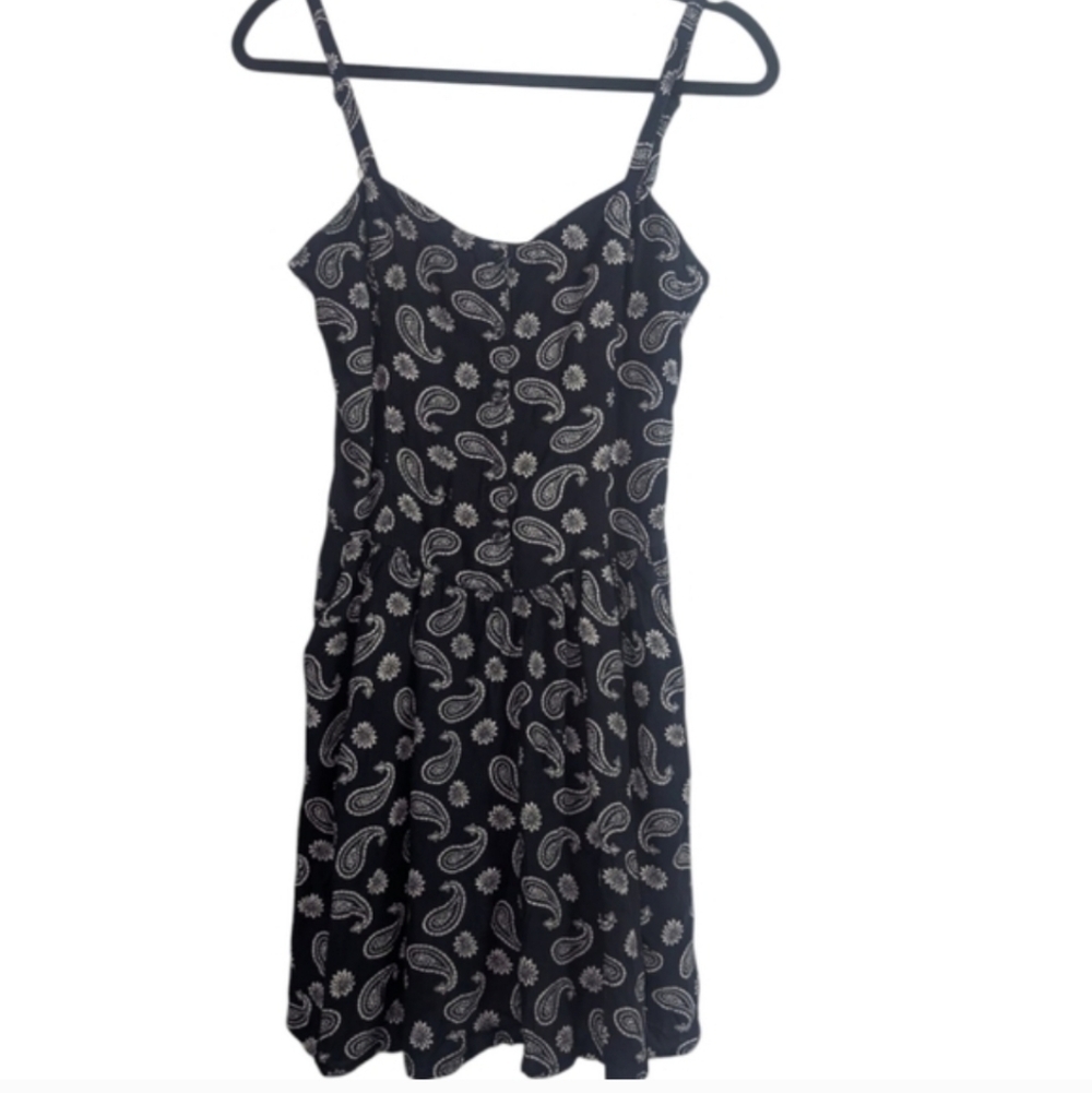 Levi's Black Paisley Mini Dress